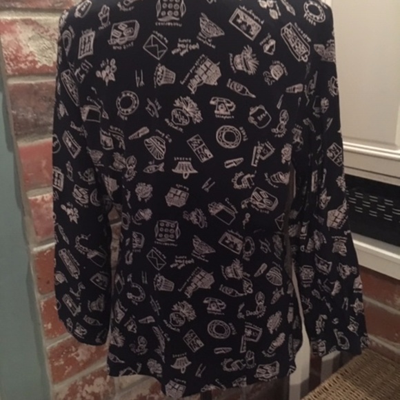 Vintage 90's LuLu Wear Patterned Shirt/Jacket - Picture 3 of 6